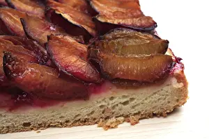 Plum Cake Prints: Plums on a plum cake