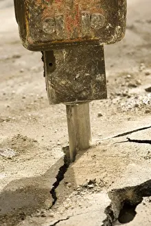 Construction Equipment Prints: Pneumatic drill