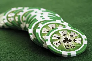 Poker Chips Prints: Poker chips