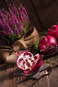 Exotic Fruit Photography Prints: Pomegranate