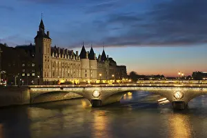 Western Europe Deserted Streets Prints: Pont of change and the concierge