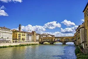 Arno River Bridge Italy Prints: Ponte Vecchio over the Arno, Florence