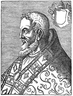 Historical Popes Prints: Pope Eugene I, or Eugenius I, Eugen I