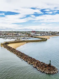 British Harbor From Above Prints: Port of Ramsgate from a drone, Ramsgate