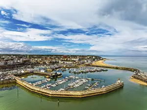 British Harbor From Above Prints: Port of Ramsgate from a drone, Ramsgate