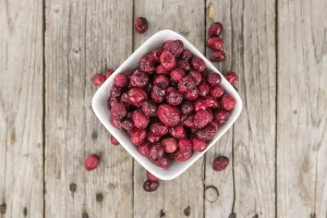 Shallow Depth Of Field Prints: Portion of healthy Dried Cranberries (selective focus)