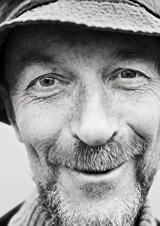 Bearded Male Portrait Prints: Portrait of a man