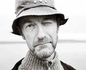 Pensive Male Portrait Prints: Portrait of a man