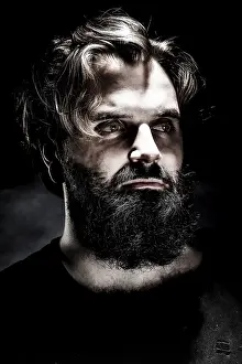 Bearded Man Photo Prints: Portrait Man with Beard