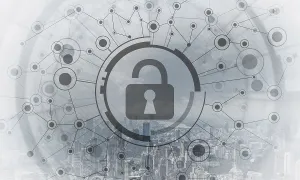 Business Risk Management Prints: Cryptography and encryption algorithm concept