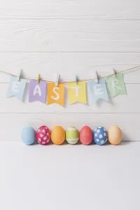 Decorative Easter Eggs Prints: Eggs easter writing