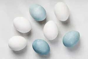 Easter Egg Collection Prints: Flat lay easter eggs