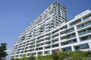 Frankfurt Cityscape Photography Prints: New construction of Solid Home