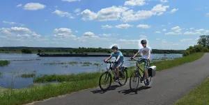 Oder Cycle Path near Kustrin, Brandenburg Germany Print