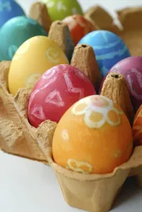Easter Celebration Ideas Prints: Painted easter egg