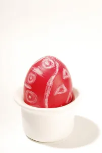 Landfowl Photography Prints: Painted easter egg