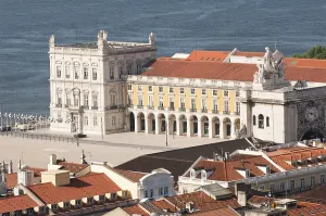Lisbon Commerce Square Prints: Praca do comercio, commerce square