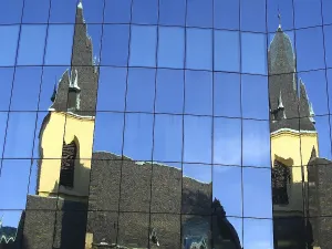 Old Townscape Photography Prints: Reflection