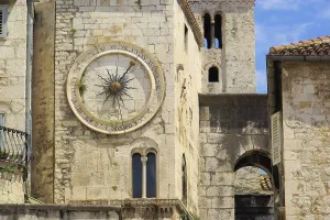 Split Croatia Architecture Prints: Split clock, Split clock