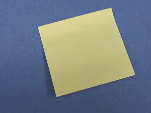 Office Background Image Prints: Postit over blue with copy space