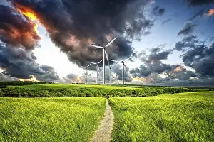 Industrial Landscape Prints: Power in nature