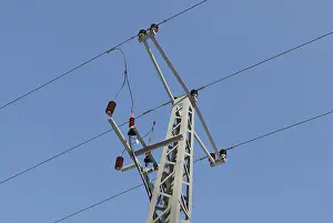 Power Supply Line Image Prints: Power pole