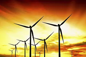 Wind Power Generation Prints: Power on the sky