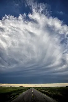 North America Severe Weather Prints: Prairie Storm Clouds Canada Saskatchewan Dramatic Summer