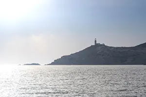Southeast Europe Coastal Area Prints: Prasonisi lighthouse in the evening light