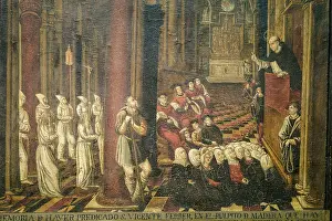 Balearic Islands Tourism Prints: Preaching of Saint Vincent Ferrer