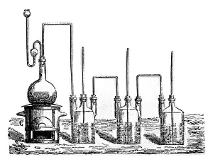 Vintage Styled Artwork Prints: Preparation of a sulfur solution
