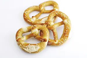 Salted Pretzel Prints: Three pretzels
