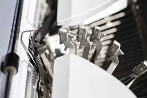 Old Typewriter Prints: When printing quickly on an old typewriter
