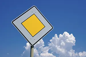 Traffic Signs Prints: Priority road sign