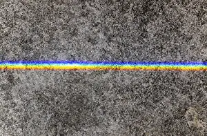 Uninhabited Landscapes Prints: Prisma Light on Granite Stone