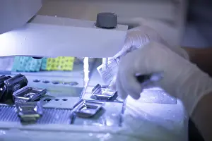 Medical Examination Process Prints: Processing of samples in a histology laboratory