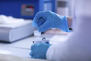 Medical Examination Process Prints: Processing of samples in a histology laboratory
