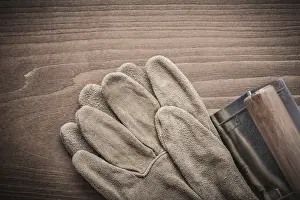 Protective Glove Detail Prints: Protective glove and angle former