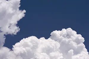 Blue Sky Prints: Puffy clouds on a blue sky