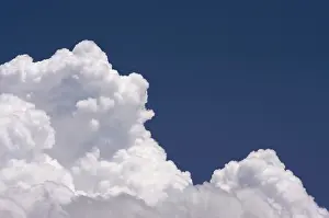 Blue Sky Prints: Puffy clouds on a blue sky
