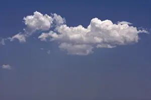 Blue Sky Prints: Puffy clouds on a blue sky