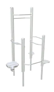 Fitness Exercise Equipment Prints: Pull-up bars or shower chrome rack