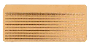 Data Collection Methods Prints: Punched card for programming