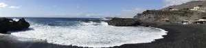 Spanish Coastline Prints: Punta Larga beach and settlement