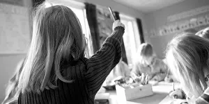 Indoor Educational Setting Prints: Pupils in the classroom