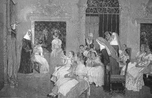 Austria Cultural Heritage Prints: Puppet theatre in the monastery