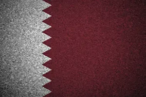 Prints of The Qatari flag painted on a cork board Related Prints: The Qatari Flag Print on Cork Board