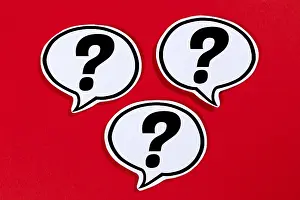 Question Mark Symbol Prints: Question mark as a symbol for question Questions Help Problem Information Support in speech bubbles Communication