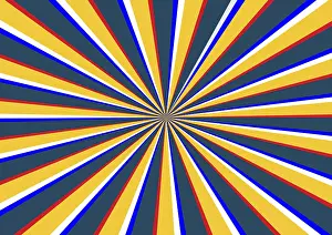 Decorative Item Prints: Radiant background in different colours