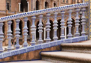 European Ornamentation Prints: Railing made of porcelain, detail